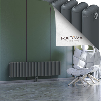 Kotto Radiateur En Aluminium 400x1571 Anthracite - Thumbnail