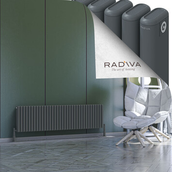 Radiva - Kotto Radiateur En Aluminium 400x1571 Anthracite