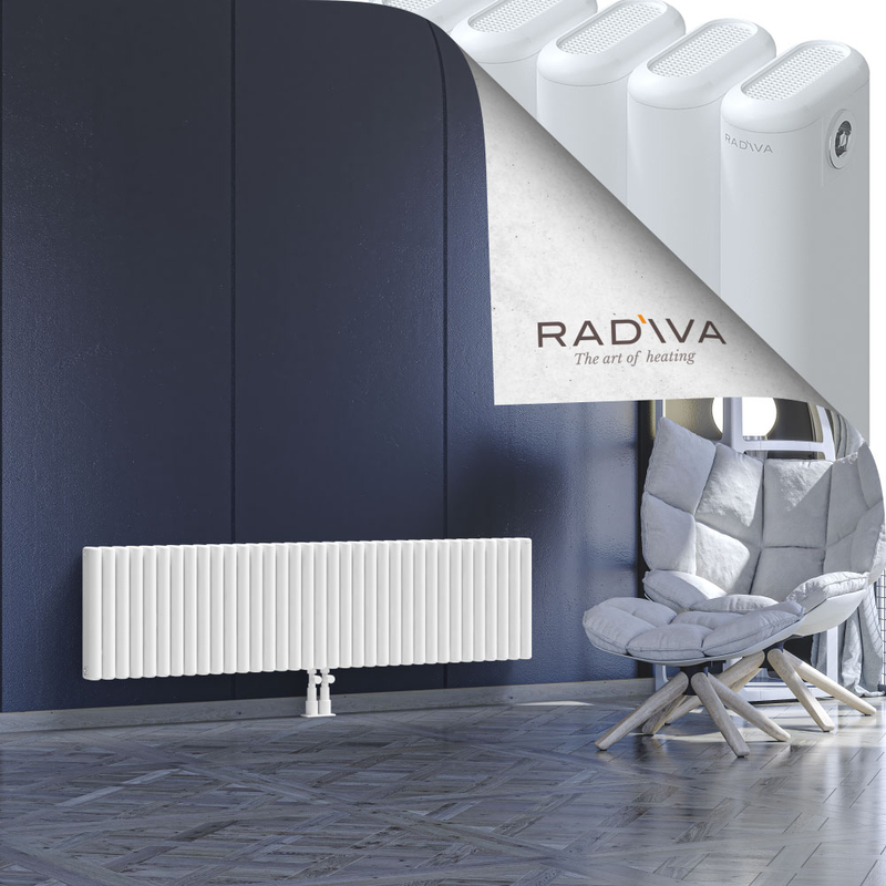 Kotto Radiateur En Aluminium 400x1571 Blanc