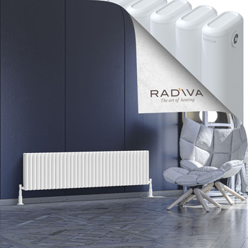 Radiva - Kotto Radiateur En Aluminium 400x1571 Blanc