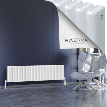 Radiva - Kotto Radiateur En Aluminium 400x1661 Blanc
