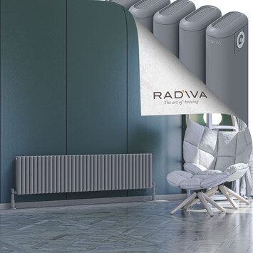 Radiva - Kotto Radiateur En Aluminium 400x1661 Gris