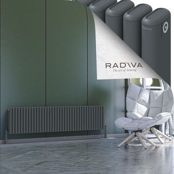 Radiva - Kotto Radiateur En Aluminium 400x1706 Anthracite