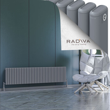Radiva - Kotto Radiateur En Aluminium 400x1706 Gris