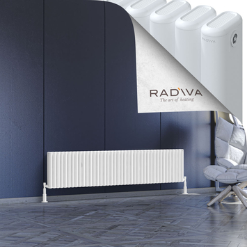 Radiva - Kotto Radiateur En Aluminium 400x1796 Blanc