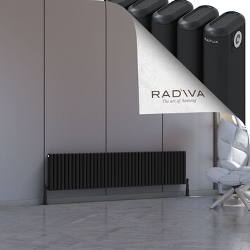 Radiva - Kotto Radiateur En Aluminium 400x1796 Noir