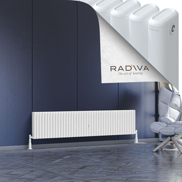 Radiva - Kotto Radiateur En Aluminium 400x1841 Blanc