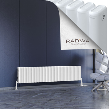 Radiva - Kotto Radiateur En Aluminium 400x1886 Blanc