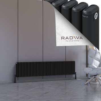 Radiva - Kotto Radiateur En Aluminium 400x1886 Noir