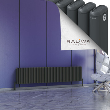 Radiva - Kotto Radiateur En Aluminium 400x1931 Anthracite Foncé