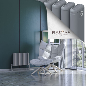 Radiva - Kotto Radiateur En Aluminium 400x536 Gris