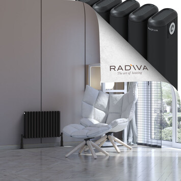 Radiva - Kotto Radiateur En Aluminium 400x581 Noir