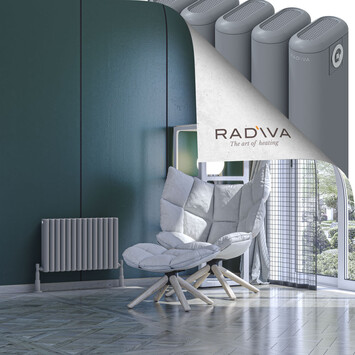 Radiva - Kotto Radiateur En Aluminium 400x626 Gris