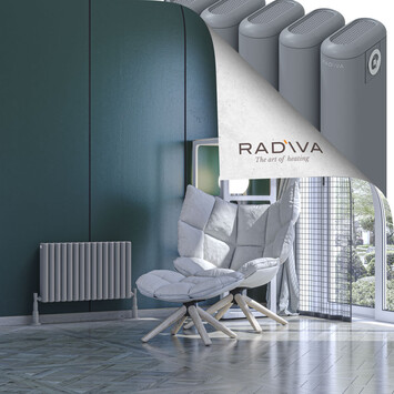 Radiva - Kotto Radiateur En Aluminium 400x671 Gris
