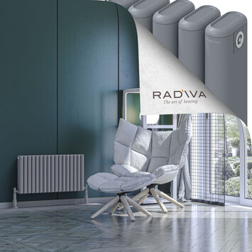 Kotto Radiateur En Aluminium 400x761 Gris - Thumbnail