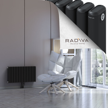 Kotto Radiateur En Aluminium 400x761 Noir - Thumbnail