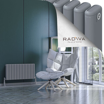 Radiva - Kotto Radiateur En Aluminium 400x806 Gris