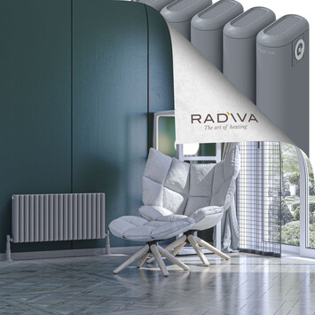 Kotto Radiateur En Aluminium 400x851 Gris - Thumbnail