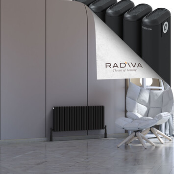 Radiva - Kotto Radiateur En Aluminium 400x941 Noir