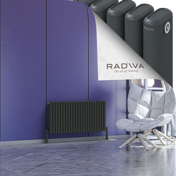 Radiva - Kotto Radiateur En Aluminium 500x1031 Anthracite Foncé