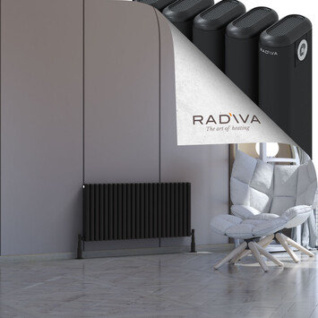 Radiva - Kotto Radiateur En Aluminium 500x1076 Noir