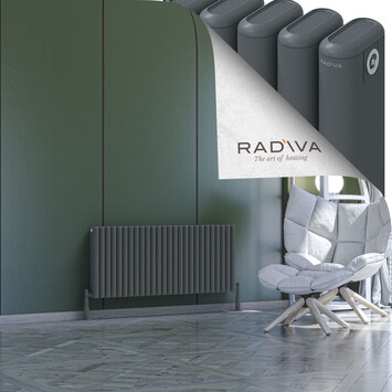 Radiva - Kotto Radiateur En Aluminium 500x1166 Anthracite
