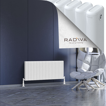 Radiva - Kotto Radiateur En Aluminium 500x1166 Blanc