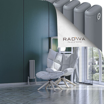 Radiva - Kotto Radiateur En Aluminium 500x131 Gris