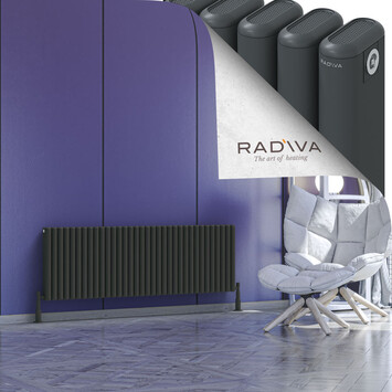 Radiva - Kotto Radiateur En Aluminium 500x1526 Anthracite Foncé