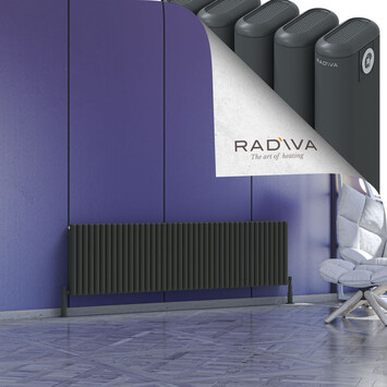 Radiva - Kotto Radiateur En Aluminium 500x1841 Anthracite Foncé