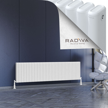 Radiva - Kotto Radiateur En Aluminium 500x1931 Blanc