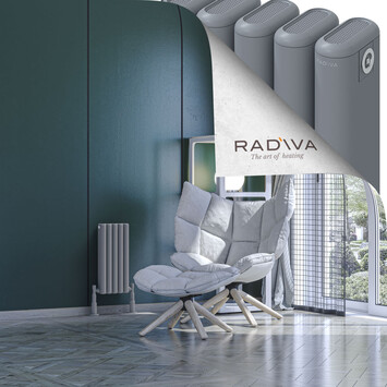 Radiva - Kotto Radiateur En Aluminium 500x221 Gris