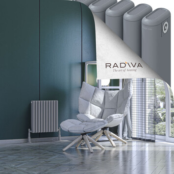 Radiva - Kotto Radiateur En Aluminium 500x446 Gris