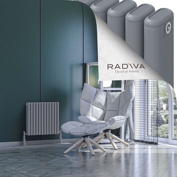 Radiva - Kotto Radiateur En Aluminium 500x536 Gris