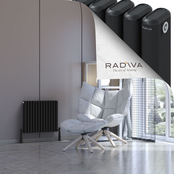 Radiva - Kotto Radiateur En Aluminium 500x581 Noir