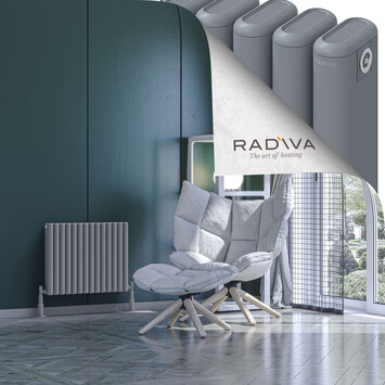 Radiva - Kotto Radiateur En Aluminium 500x626 Gris