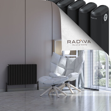 Radiva - Kotto Radiateur En Aluminium 500x761 Noir