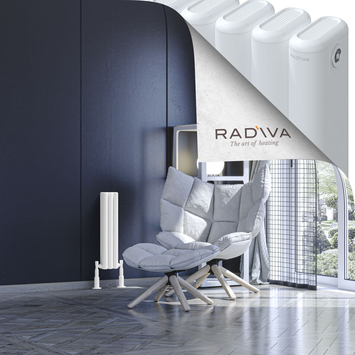 Radiva - Kotto Radiateur En Aluminium 600x131 Blanc