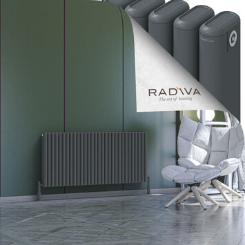 Radiva - Kotto Radiateur En Aluminium 600x1346 Anthracite