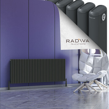 Radiva - Kotto Radiateur En Aluminium 600x1571 Anthracite Foncé