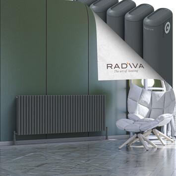 Radiva - Kotto Radiateur En Aluminium 600x1571 Anthracite