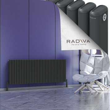 Radiva - Kotto Radiateur En Aluminium 600x1616 Anthracite Foncé