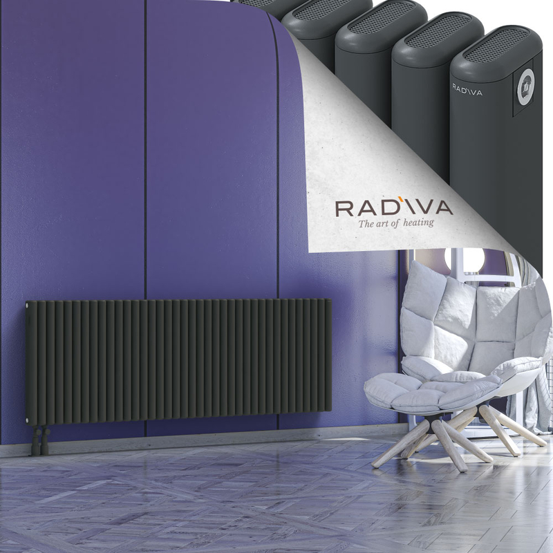 Kotto Radiateur En Aluminium 600x1706 Anthracite Foncé
