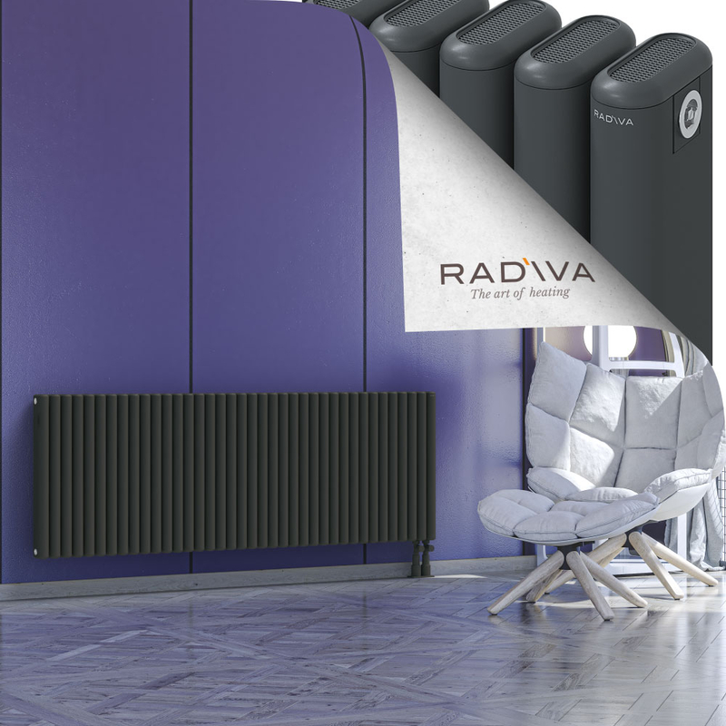 Kotto Radiateur En Aluminium 600x1706 Anthracite Foncé