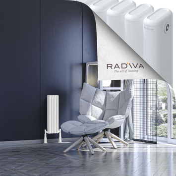 Radiva - Kotto Radiateur En Aluminium 600x176 Blanc