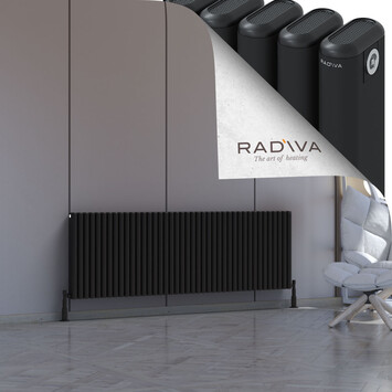 Radiva - Kotto Radiateur En Aluminium 600x1841 Noir