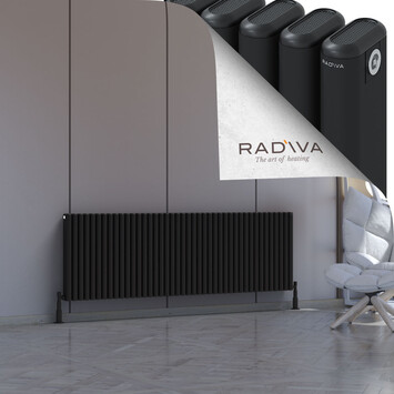 Radiva - Kotto Radiateur En Aluminium 600x1886 Noir