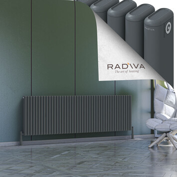Radiva - Kotto Radiateur En Aluminium 600x1976 Anthracite
