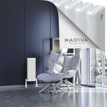 Radiva - Kotto Radiateur En Aluminium 600x221 Blanc