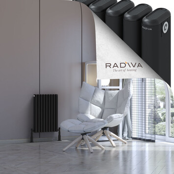 Radiva - Kotto Radiateur En Aluminium 600x401 Noir